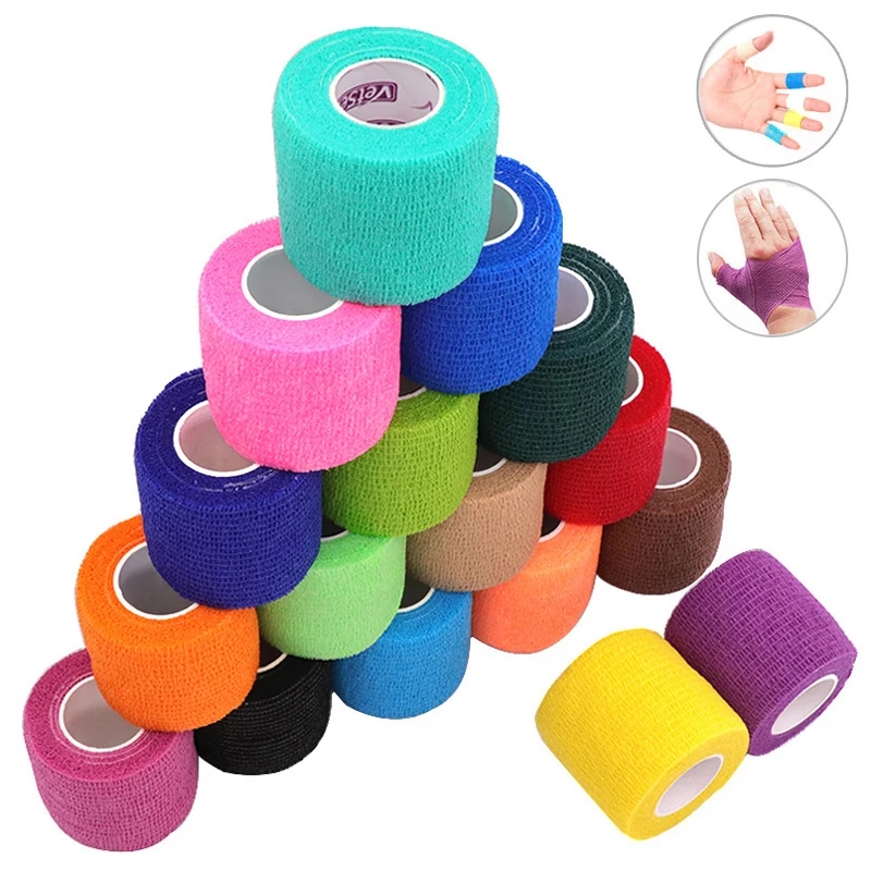 Finger Tape Athletic - Black Athletic Wrap Tape Self Adhesive
