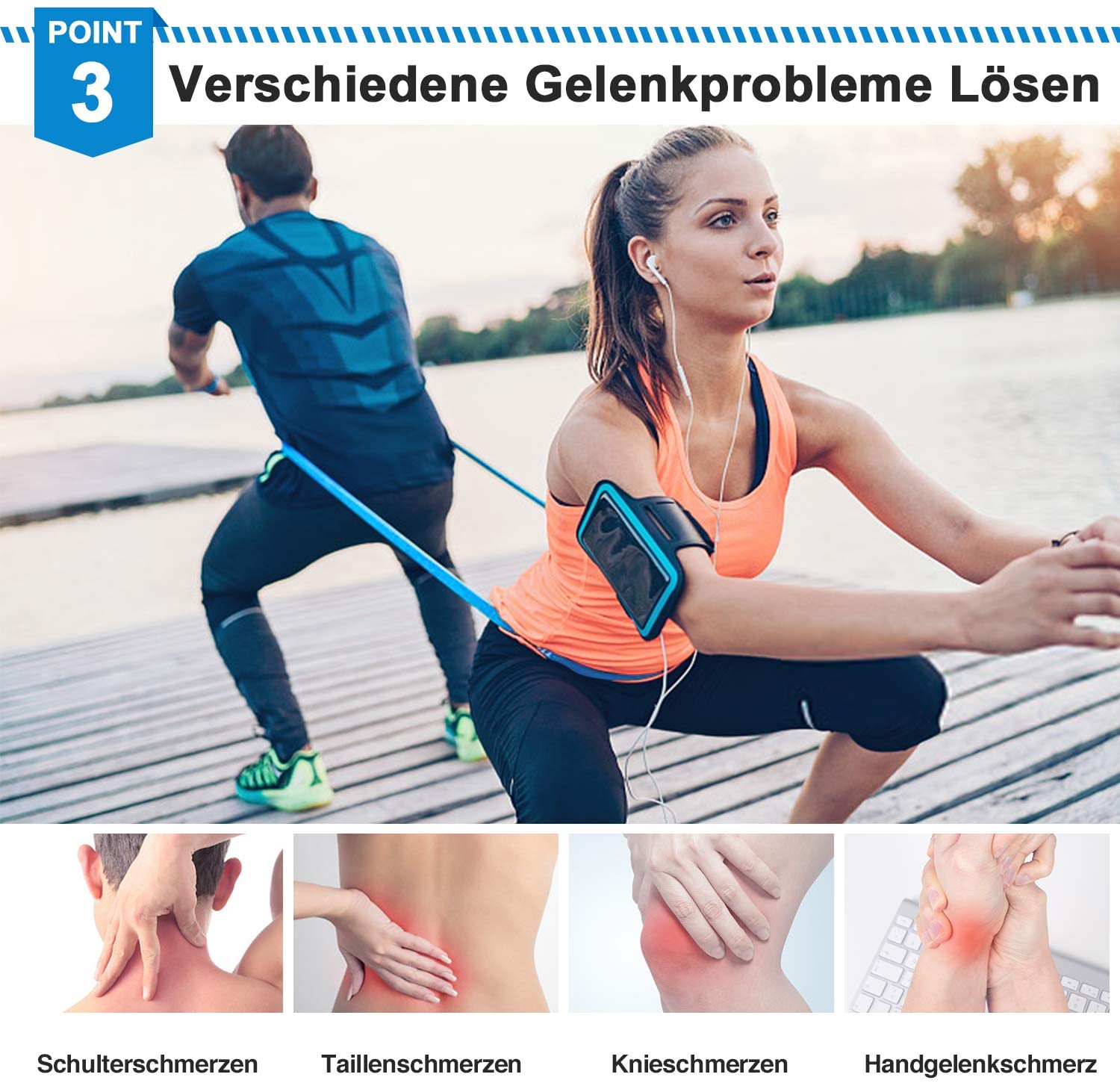 Elastic Fitness Bands 3Pcs Res - огляд і ціна Crossfit Workout With Equipment