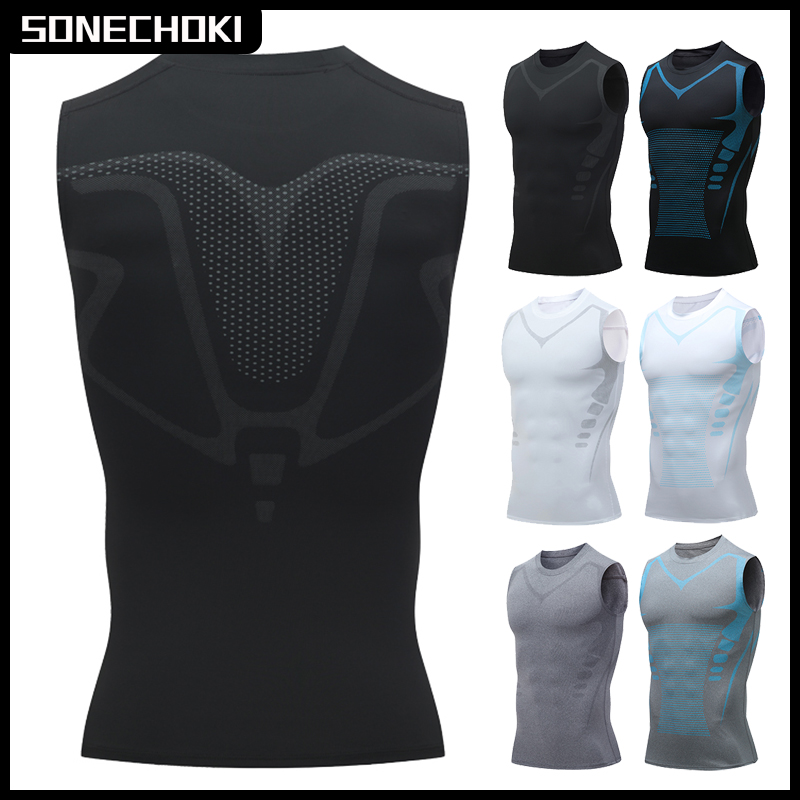 Compression Tank Top Men Gym S - огляд і ціна Crossfit Vest