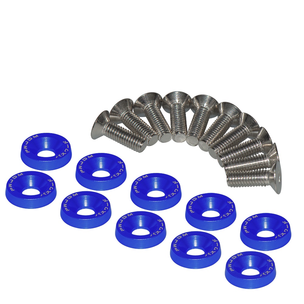 10PCS M6 JDM Car Modified Hex  - огляд і ціна Bumper Plate 10Kg