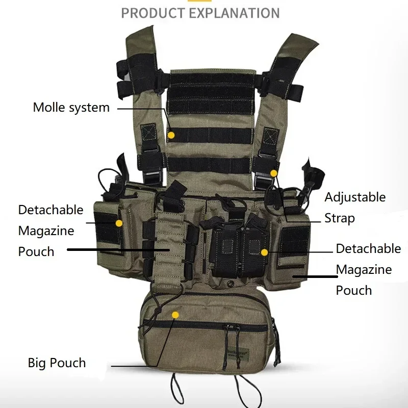 D3CR Chest Rig Vest Multicam B - огляд і ціна Crossfit Gear Men