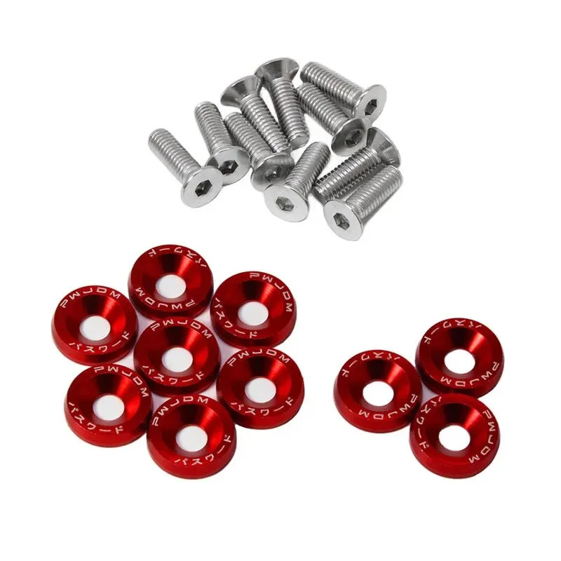 10 PCS M6 Car Fasteners Fender - огляд і ціна Bumper Plate 10Kg