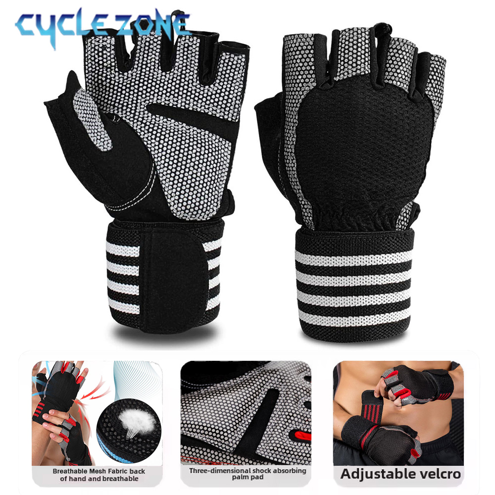 1 Pair Half Finger Gym Fitness - огляд і ціна Crossfit Workout With Equipment