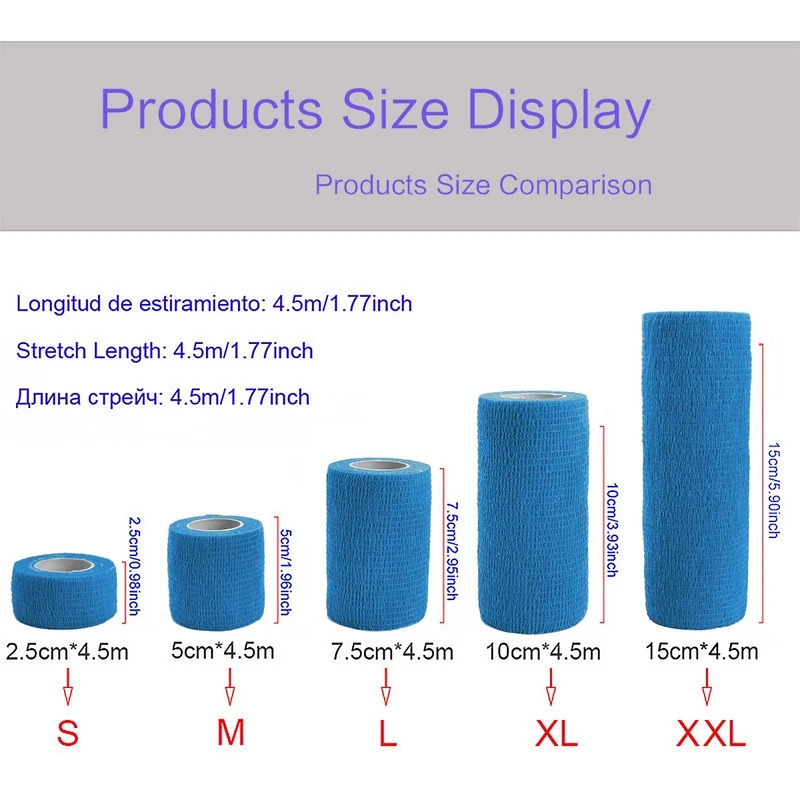 6/12pcs Colorful Sport Self Ad - огляд і ціна Finger Tape Athletic