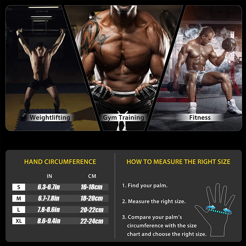 1Pair Half Finger Gym Fitness  - огляд і ціна Crossfit Workout With Equipment