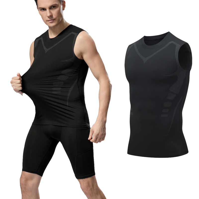 Compression Tank Top Men Gym S - огляд і ціна Crossfit Vest