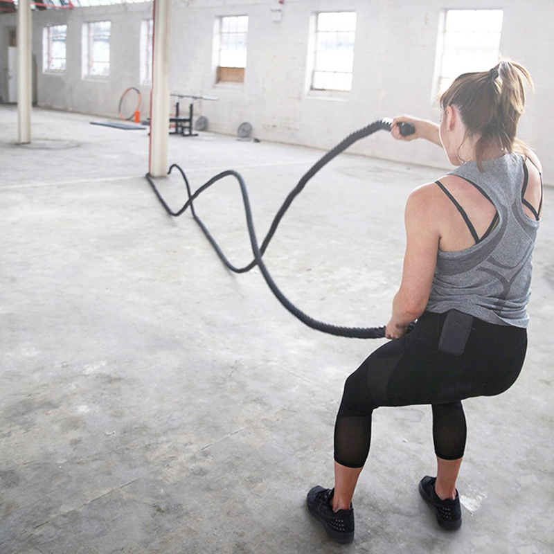 9M/12M/15M Fitness Battle Rope - огляд і ціна Crossfit Workout With Equipment