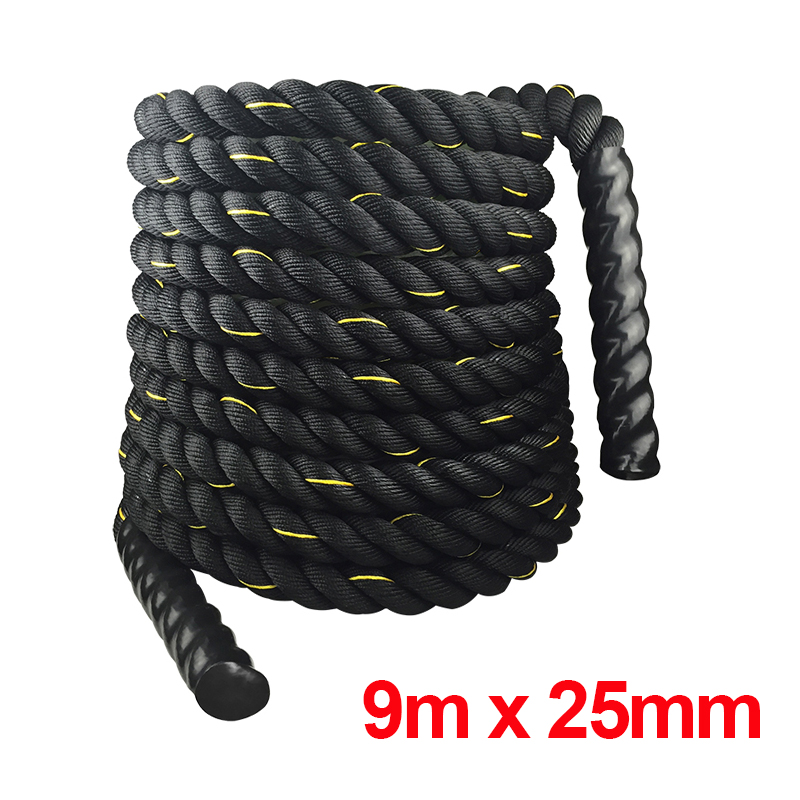 9M/12M/15M Fitness Battle Rope - огляд і ціна Crossfit Workout With Equipment