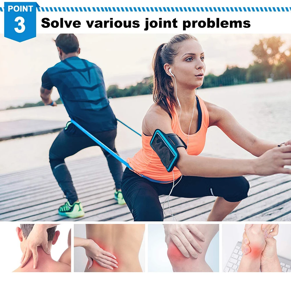 4Pcs/Set Elastic Fitness Bands - огляд і ціна Crossfit Workout With Equipment